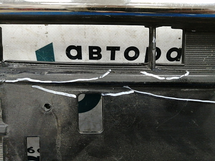 AA033278; Решетка переднего бампера (53112-33160) для Toyota Camry 55 рест. (2014 — 2017)/БУ; Оригинал; Р2, Удовлетворительное; 