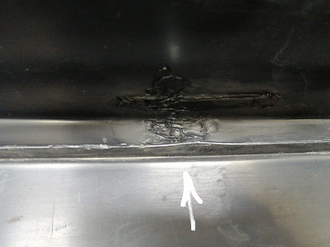 Фотография детали AA033653; Бампер задний; под паркт. (08662757) для Volvo S80 I рест. (2003-2006)/БУ; Оригинал; Р1, Мелкий дефект; . Фото номер 25