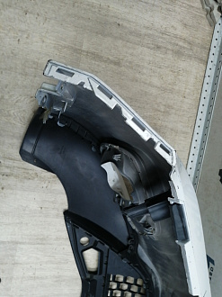 AA045901; Бампер передний, Track-Field; без паркт.; под омыват. (5N0807221T) для Volkswagen Tiguan I рест. (2011- 2016)/БУ; Оригинал; Р1, Мелкий дефект; 