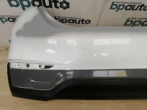 Фотография детали AA042877; Бампер задний; без паркт. (86611-H5000) для Hyundai Solaris II (2017- 2020)/БУ; Оригинал; Р2, Удовлетворительное; . Фото номер 6