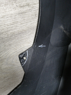 AA045630; Бампер передний; под паркт.; под омыват. (4G0 807 437) для Audi A6 C7/БУ; Оригинал; Р1, Мелкий дефект; 