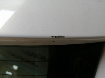 AA045283; Крышка багажника (BBY1-6202X) для Mazda 3 BL/БУ; Оригинал; Р0, Хорошее; (34K) Белый перламутр