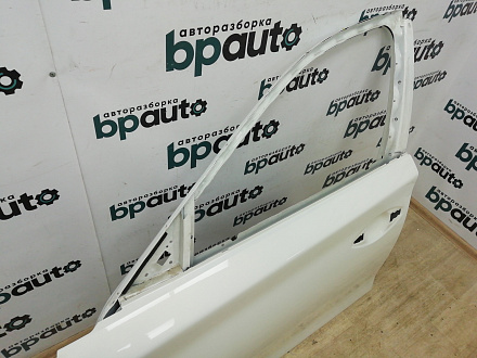 AA007097; Дверь передняя левая (H010A-4GAMA) для Infiniti Q50/БУ; Оригинал; Р0, Хорошее; QAA, Белый перламутр