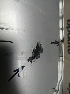 BA000182; Бампер передний; без паркт.; под омыват. (52119-05190) для Toyota Avensis/БУ; Оригинал; Р1, Мелкий дефект; 