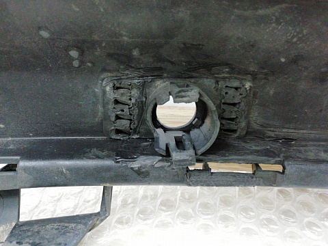 Фотография детали AA003948; Бампер передний; под паркт.; под омыват. (4L0 807 437) для Audi Q7 I (2005-2010)/БУ; Оригинал; Р0, Хорошее; (LZ9Y) Чёрный с перл.. Фото номер 27