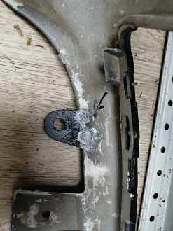 AA046127; Бампер передний; без паркт.; без омыват. (7S71-17757-A) для Ford Mondeo/БУ; Оригинал; Р1, Мелкий дефект; 