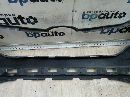 AA044979; Бампер передний; без паркт.; под омыват. (86511-2W000) для Hyundai Santa Fe III (2012 - 2015)/БУ; Оригинал; Р2, Удовлетворительное; 