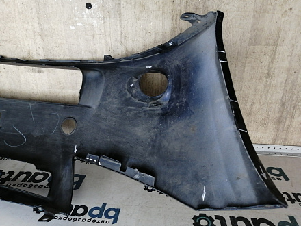 AA045803; Бампер передний; без паркт.; без омыват. (52119-02A90) для Toyota Auris I рест. (2010- 2013)/БУ; Оригинал; Р1, Мелкий дефект; 