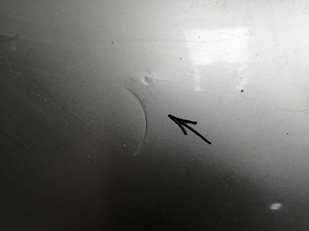 AA045680; Бампер передний; без паркт.; без омыват. (52119-02680) для Toyota Auris I (2007- 2010)/БУ; Оригинал; Р1, Мелкий дефект; 