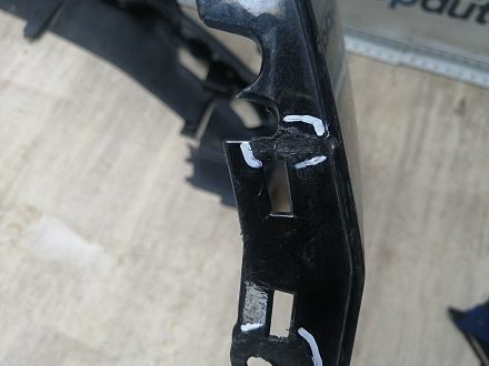 AA045782; Бампер передний, AMG; под паркт.; под омыват. (A1668854425) для Mercedes-Benz M-klasse III (W166) (2011-2015)/БУ; Оригинал; Р1, Мелкий дефект; 