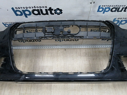 BA000166; Бампер передний; под паркт.; под омыват. (4G0 807 437) для Audi A6 C7/БУ; Оригинал; Р1, Мелкий дефект; 