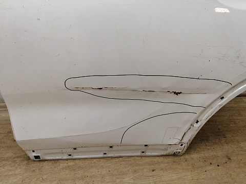 Фотография детали AA043060; Дверь задняя левая (77003-C5000) для Kia Sorento/БУ; Оригинал; Р3, Под восстановление; . Фото номер 5