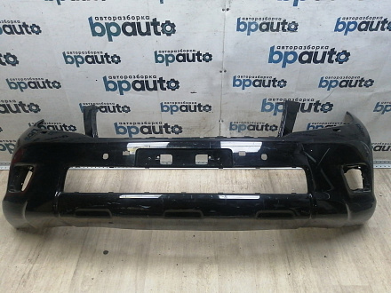 AA046186; Бампер передний; под паркт.; под омыват. (52119-60E01) для Toyota Land Cruiser Prado 150 (2010 — 2013)/БУ; Оригинал; Р1, Мелкий дефект; 