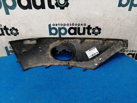 Фотография детали AA028445; Накладка ПТФ левая, окрашенная (7P6807489B) для Volkswagen Touareg II (2010-2014)/БУ; Оригинал; Р1, Мелкий дефект; . Фото номер 3