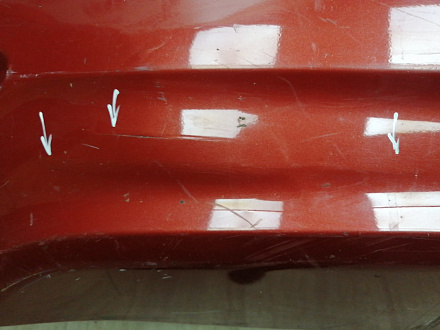 AA045694; Бампер задний; под паркт. (86611-4L000) для Hyundai/БУ; Оригинал; Р1, Мелкий дефект; 