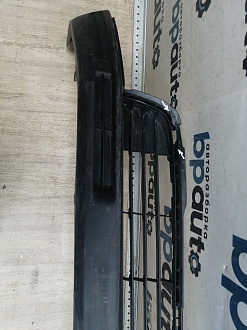 AA046002; Юбка переднего бампера (52129-0E010) для Toyota Highlander III (2014 — 2016)/БУ; Оригинал; Р1, Мелкий дефект; 