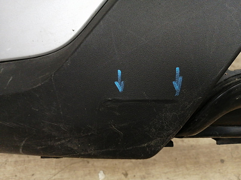 Фотография детали AA037852; Бампер передний; без паркт.; под омыват. (86511-2W000) для Hyundai Santa Fe III (2012 - 2015)/БУ; Оригинал; Р1, Мелкий дефект; . Фото номер 8