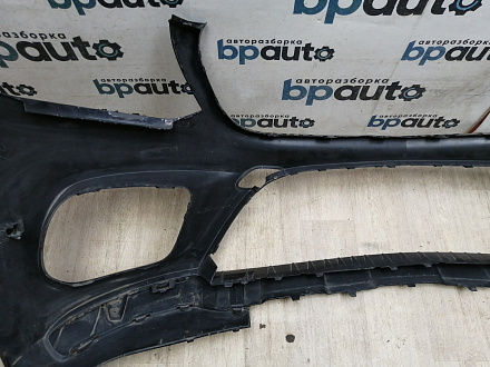 AA046095; Бампер передний; под паркт.; без омыват. (A1668851800) для Mercedes-Benz GLS-klasse I (X166) (2015-2019)/БУ; Оригинал; Р1, Мелкий дефект; 