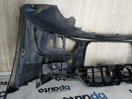 BA000174; Бампер передний, S-line; под паркт.; под омыват. (4G0 807 437 C) для Audi A6 C7/БУ; Оригинал; Р1, Мелкий дефект; 