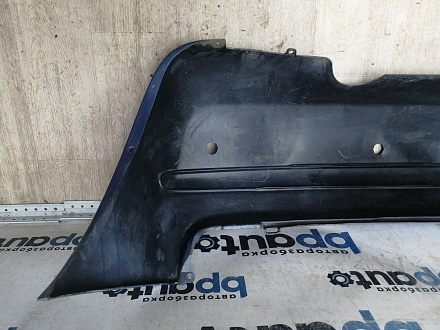 AA046071; Бампер задний, узкий молдинг; под паркт. (85022-BC640) для Nissan Micra III (K12) рест. (2007-2010)/БУ; Оригинал; Р1, Мелкий дефект; 