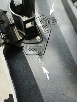 AA045686; Бампер передний, Track-Field; без паркт.; под омыват. (5N0807221T) для Volkswagen Tiguan I рест. (2011- 2016)/БУ; Оригинал; Р1, Мелкий дефект; 