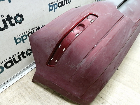 Фотография детали AA044693; Бампер задний; без паркт. (85022-EM00H) для Nissan Tiida/БУ; Оригинал; Р1, Мелкий дефект; . Фото номер 2