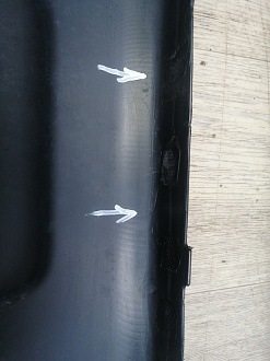 AA046185; Бампер передний; под паркт.; под омыват. (52119-60E01) для Toyota Land Cruiser Prado 150 (2010 — 2013)/БУ; Оригинал; Р1, Мелкий дефект; 