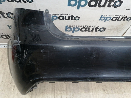 AA046115; Бампер задний; без паркт. (86611-4Y000) для Kia Rio III Sedan (2011- 2015)/БУ; Оригинал; Р1, Мелкий дефект; 