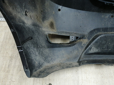 AA045615; Бампер задний; под паркт. (86611-4L200) для Hyundai Solaris I HB (2010- 2014)/БУ; Оригинал; Р1, Мелкий дефект; 