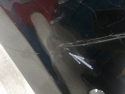 AA045761; Бампер передний, AMG; под паркт.; под омыват. (A1668856425) для Mercedes-Benz GL-klasse II (X166) (2012-2016)/БУ; Оригинал; Р1, Мелкий дефект; 