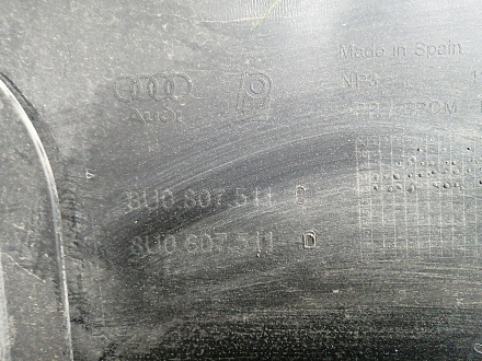 AA026194; Бампер задний; под паркт. (8U0 807 511 С) для Audi Q3 I (2011-2014)/БУ; Оригинал; Р1, Мелкий дефект; 