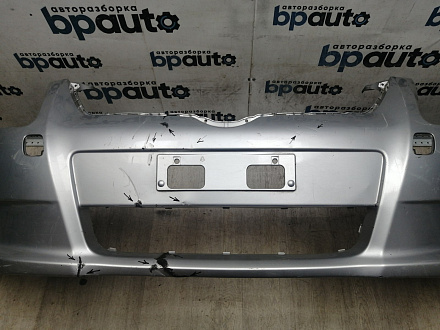 BA000182; Бампер передний; без паркт.; под омыват. (52119-05190) для Toyota Avensis/БУ; Оригинал; Р1, Мелкий дефект; 
