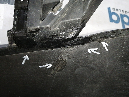 AA045398; Бампер передний; под паркт.; под омыват. (52119-06C40) для Toyota Camry/БУ; Оригинал; Р1, Мелкий дефект; 