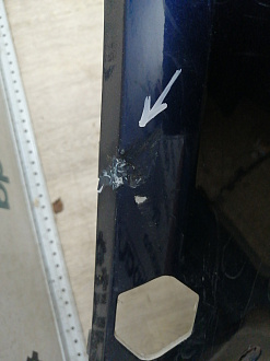 AA046148; Бампер передний; под паркт.; под омыват. (BS71-17757-A) для Ford Mondeo/БУ; Оригинал; Р1, Мелкий дефект; 