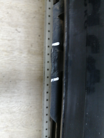 Фотография детали AA045420; Бампер задний; под паркт. (86611-2B700) для Hyundai Santa Fe II рест. (2010-2012)/БУ; Оригинал; Р2, Удовлетворительное; . Фото номер 16