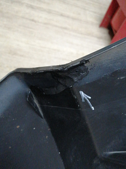 AA046103; Бампер передний, AMG; под паркт.; под омыват. (A1668803140) для Mercedes-Benz M-klasse III (W166) (2011-2015)/БУ; Оригинал; Р2, Удовлетворительное; 