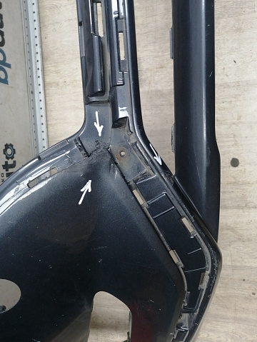 Фотография детали AA045676; Бампер передний; без паркт.; без омыват. (86511-E6700) для Hyundai Sonata VII (LF) рест. (2017-2019)/БУ; Оригинал; Р2, Удовлетворительное; . Фото номер 6