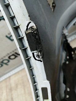 BA000135; Бампер задний; под паркт. (86611-M0000) для Hyundai Creta I (2016-2021)/БУ; Оригинал; Р2, Удовлетворительное; 