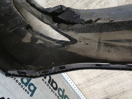 BA000139; Бампер задний; без паркт. (86611-4L500) для Hyundai Solaris I рест. Sedan (2014- 2016)/БУ; Оригинал; Р1, Мелкий дефект; 