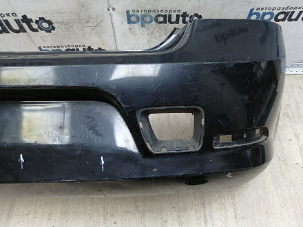 AA046406; Бампер задний; без паркт. (8200916804) для Renault Logan I рест. (2009-2015)/БУ; Оригинал; Р1, Мелкий дефект; 