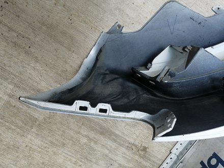 AA045675; Бампер передний; без паркт.; под омыват. (8K0 807 437 A) для Audi A4 B8/БУ; Оригинал; Р1, Мелкий дефект; 