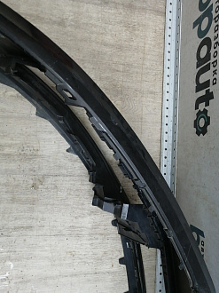 AA045818; Бампер передний; под паркт.; под омыват. (3C8807221F) для Volkswagen Passat CC рест. (2012-2017)/БУ; Оригинал; Р1, Мелкий дефект; 