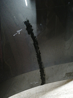 AA044922; Бампер задний; без паркт. (86611-2B700) для Hyundai Santa Fe II рест. (2010-2012)/БУ; Оригинал; Р2, Удовлетворительное; 