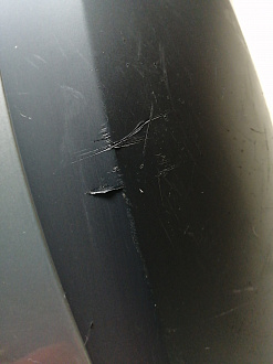 AA046061; Бампер задний, под расширители, Alltrack; под паркт. (3AF807221B) для Volkswagen Passat B7 Wagon (2011- 2014)/БУ; Оригинал; Р1, Мелкий дефект; 