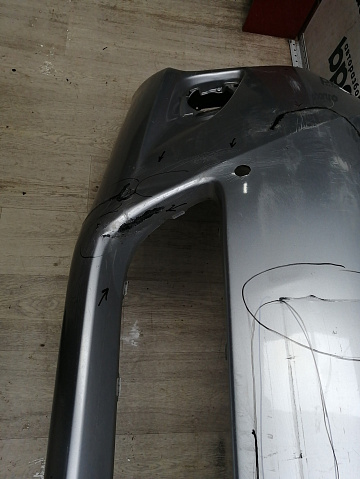 Фотография детали AA045137; Бампер передний; под паркт.; под омыват. (52119-0T020) для Toyota Venza/БУ; Оригинал; Р2, Удовлетворительное; . Фото номер 34