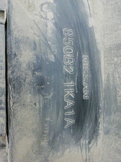 AA010002; Юбка заднего бампера; под паркт. (850B2-1KA1A) для Nissan Juke I (2010-2014)/БУ; Оригинал; Р1, Мелкий дефект; 