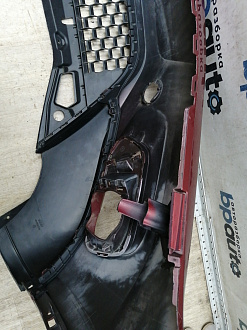 BA000190; Бампер передний, Track-Field; без паркт.; под омыват. (5N0807221T) для Volkswagen Tiguan I рест. (2011- 2016)/БУ; Оригинал; Р1, Мелкий дефект; 