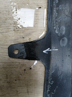 AA045892; Бампер задний v2.4; под паркт. (52159-33918) для Toyota Camry 40 рест. (2010 — 2011)/БУ; Оригинал; Р1, Мелкий дефект; 