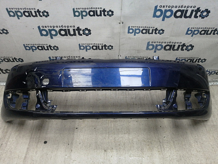 AA045789; Бампер передний; без паркт.; под омыват. (5M0807221N) для Volkswagen Golf Plus II (2009-2014)/БУ; Оригинал; Р2, Удовлетворительное; 