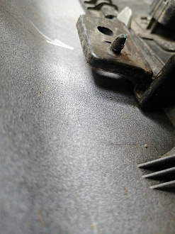 BA000135; Бампер задний; под паркт. (86611-M0000) для Hyundai Creta I (2016-2021)/БУ; Оригинал; Р2, Удовлетворительное; 